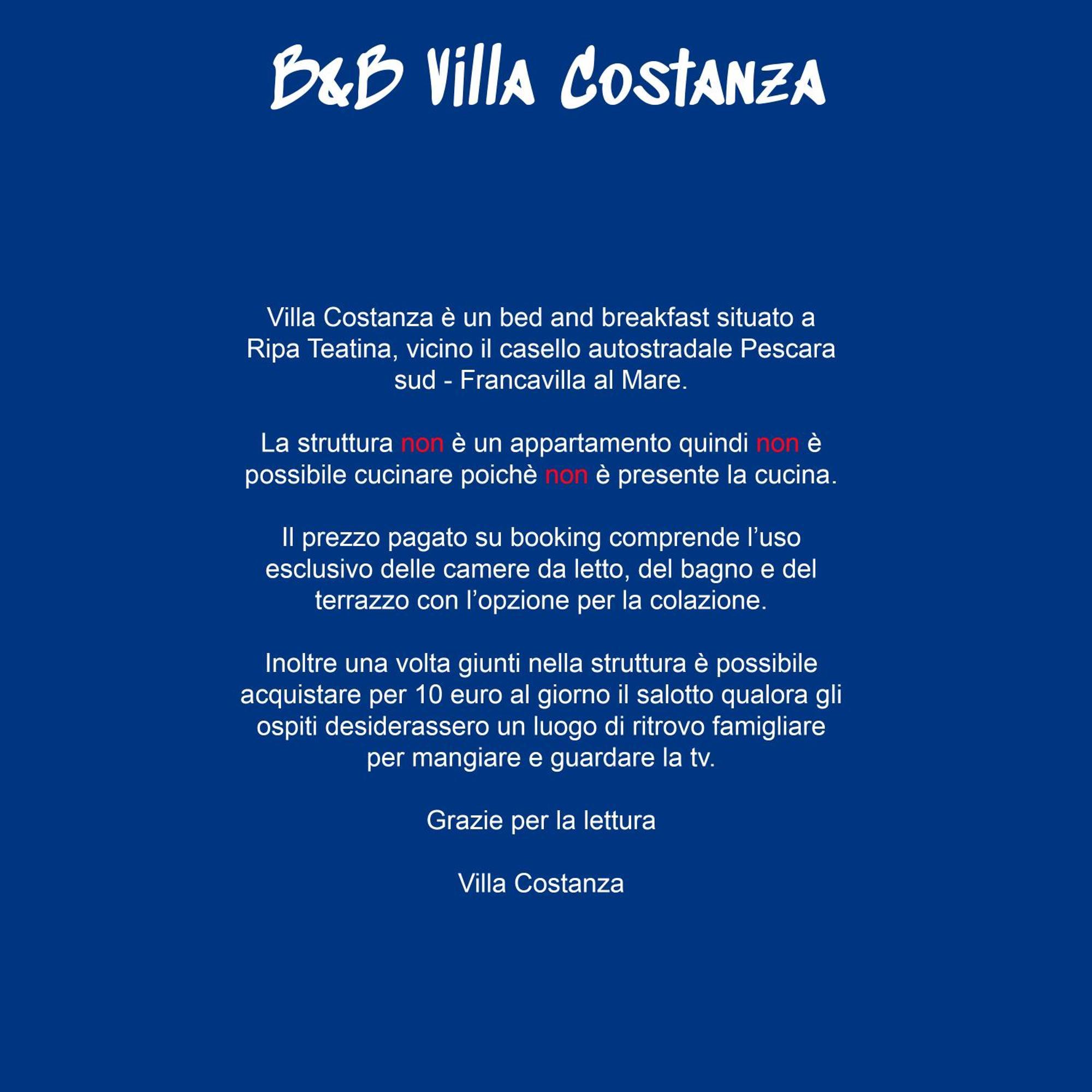 Villa Costanza Ripa Teatina Ngoại thất bức ảnh
